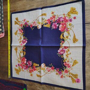 Vintage Japanese Scarf cotton